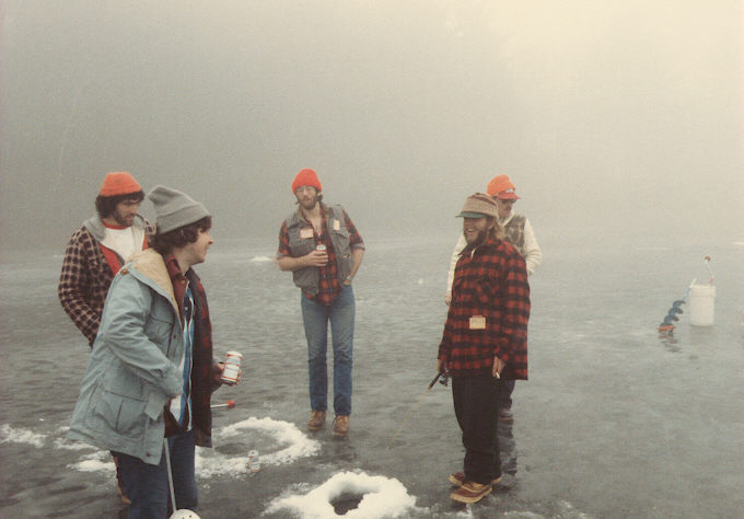 Ice Drinking, oops,,,, I mean IceFishing!