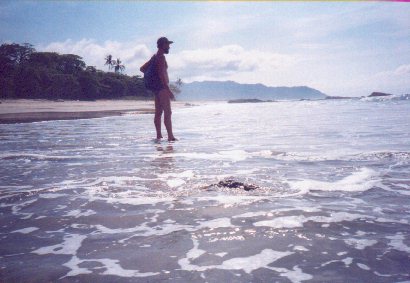 At Mal Pias on Cabo Blanco; many kilometers of deserted beach!