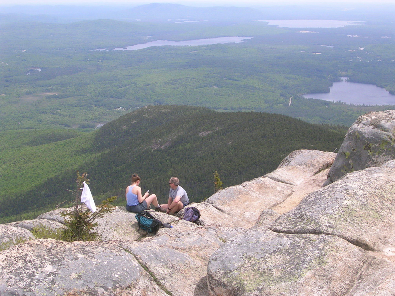 Dozens of excellent places to hang out and get out of the wind.