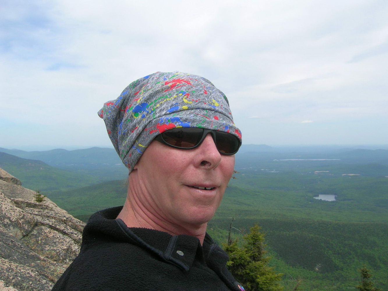 Eye protection is a must up high.
