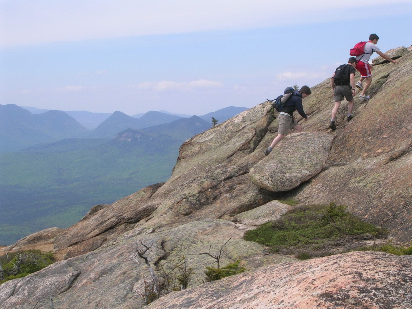Steep and rocky near the summit.