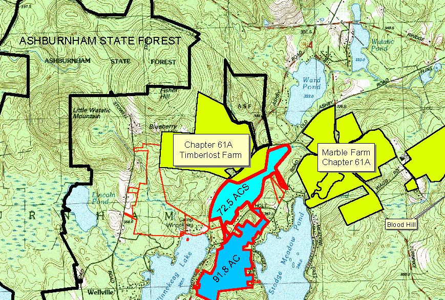GIS conservation analysis showing environmental resources and priority land
