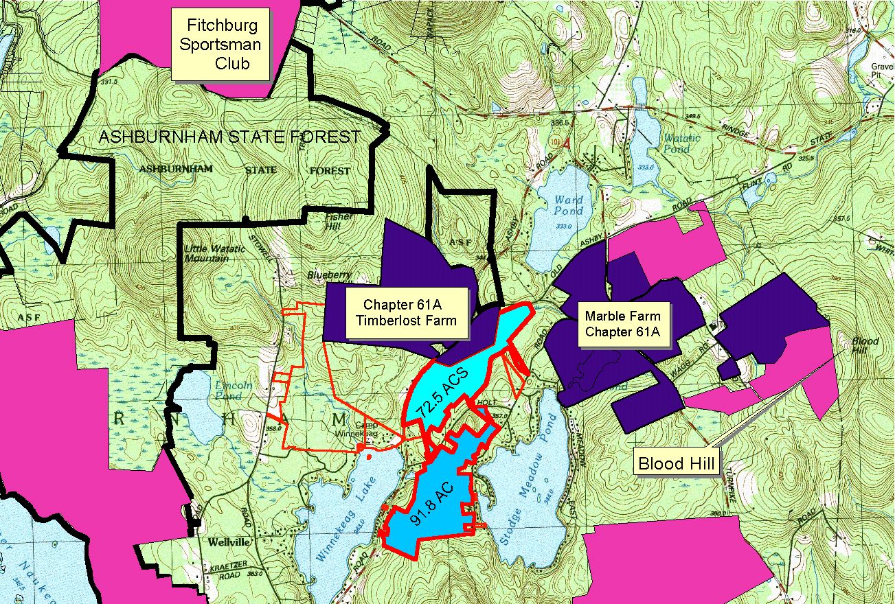 Environmental GIS map created while learning spatial analysis