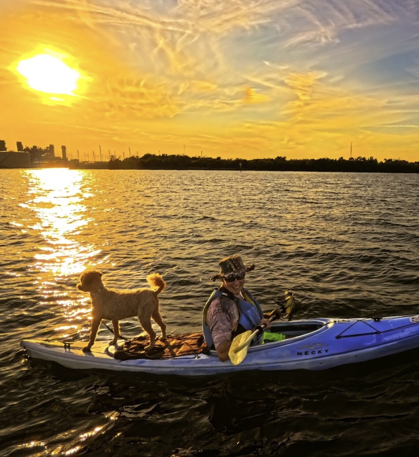 Buddyboy during golden hour
