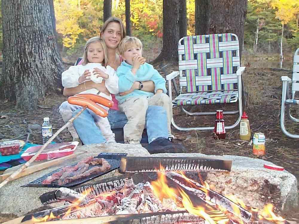 Lisa and the kids at Leominster State Forest