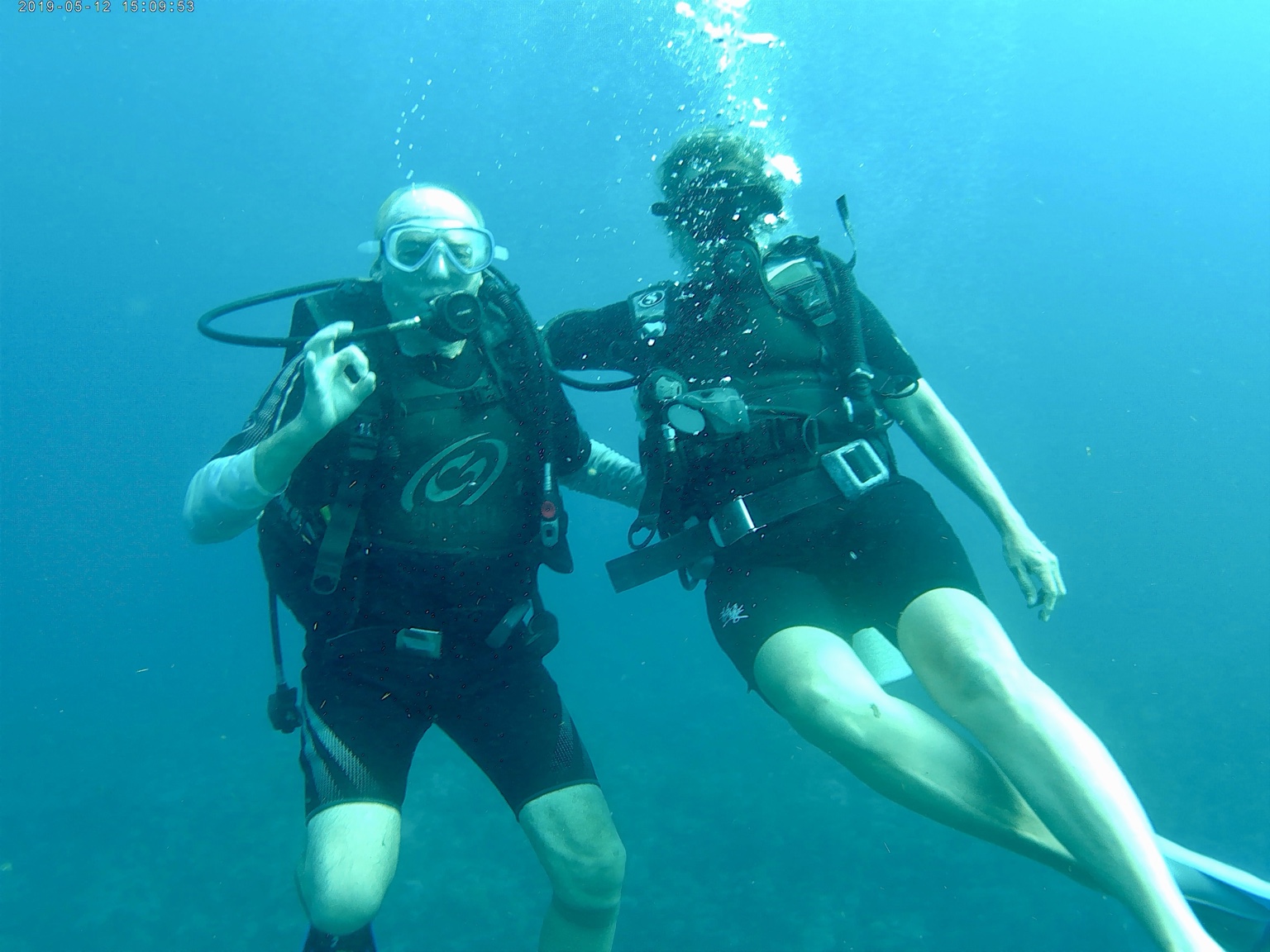 Underwater photography made it possible to preserve diving adventures.