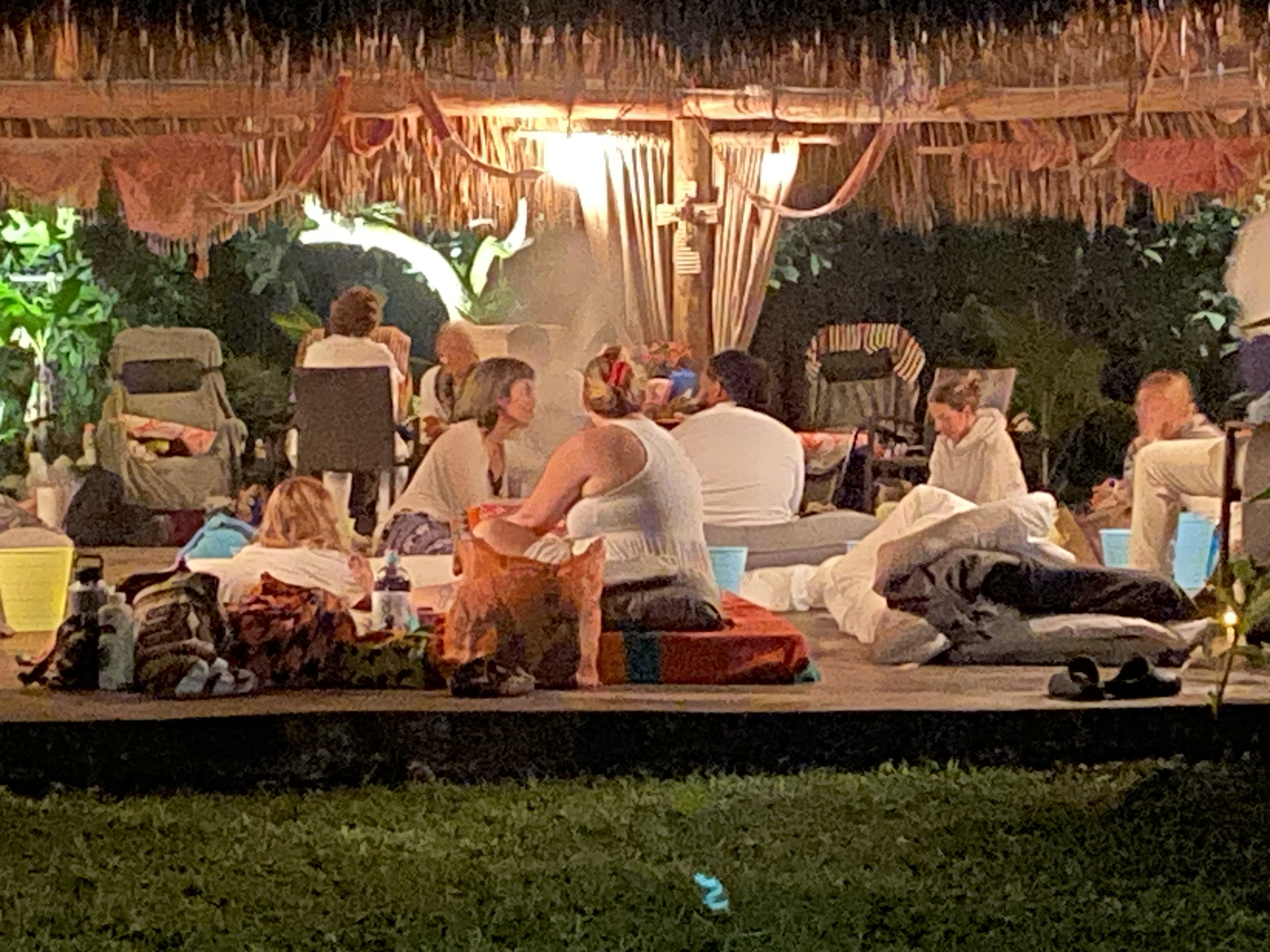 A quiet period of rest and personal reflection during the long night.